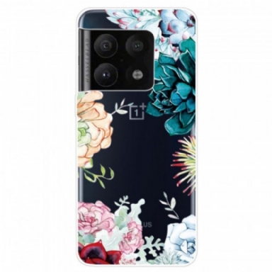 Skal OnePlus 10 Pro 5G Sömlös Akvarell Blommor