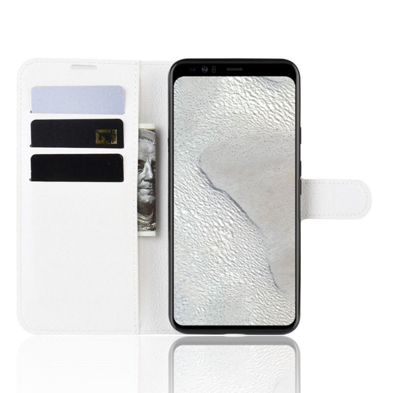 Fodral För Google Pixel 4 XL Plånboksfodral Läderstil