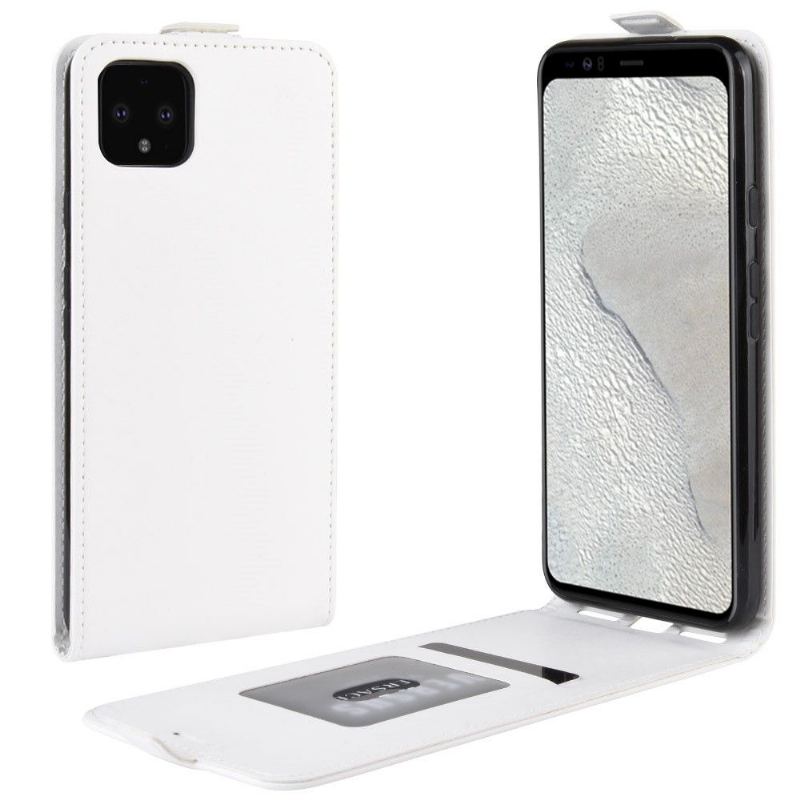 Folio-fodral För Google Pixel 4 XL Läderfodral Vertikal Konstläder