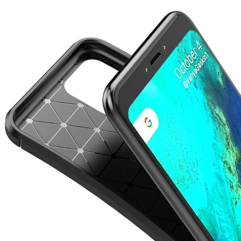 Skal För Google Pixel 4 XL Hemming Karbon Classy