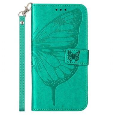 Folio-fodral Xiaomi 13 Lite Butterfly Design Med Lanyard