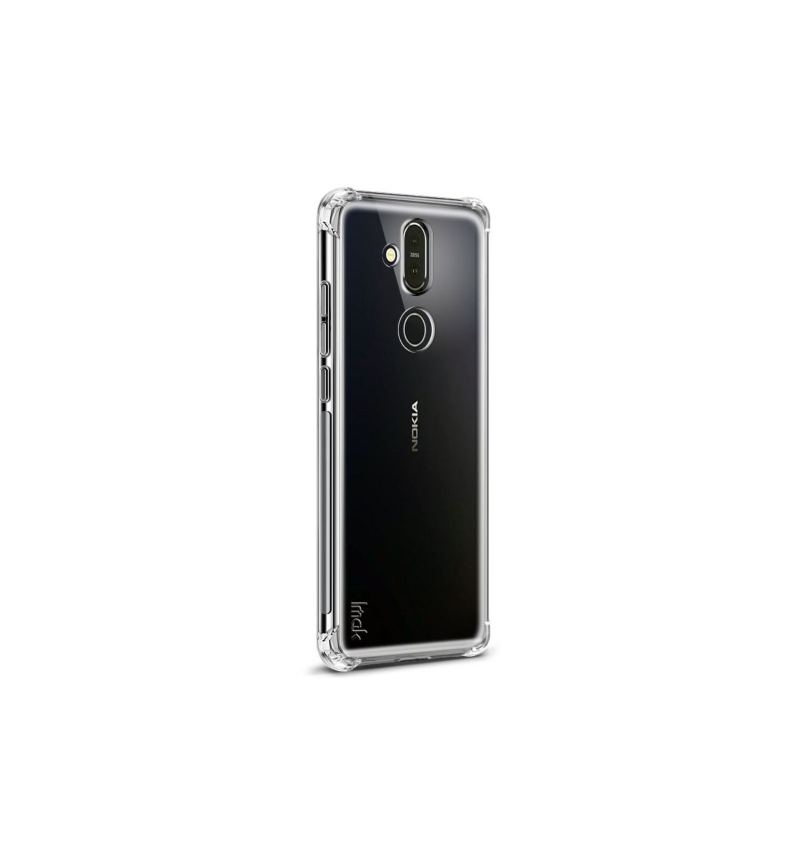 Skal För Nokia 8.1 Transparent Klassskydd