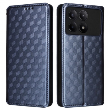 Folio-fodral Poco X6 Pro 5g Telefonfodral 3d-diamanter