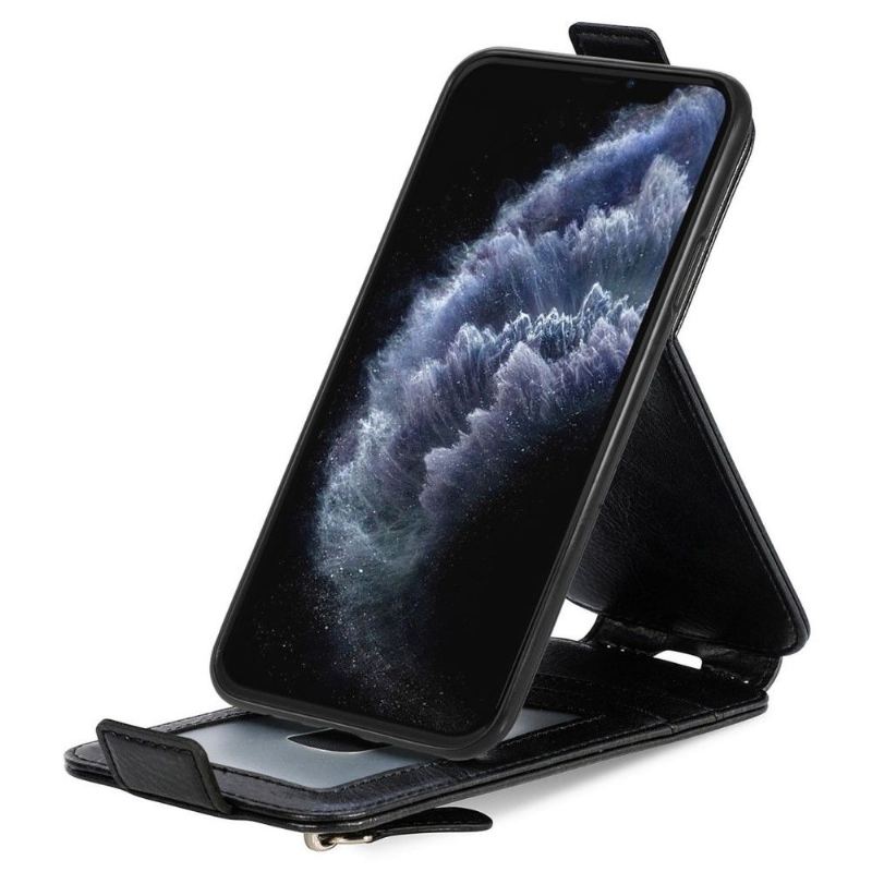 Fodral För iPhone 11 Pro Folio-fodral Vertikal Flikkorthållare