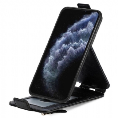 Fodral För iPhone 11 Pro Folio-fodral Vertikal Flikkorthållare