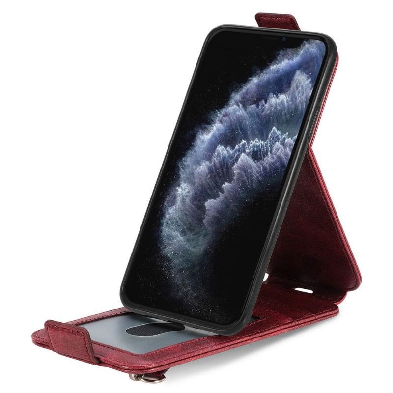 Fodral För iPhone 11 Pro Folio-fodral Vertikal Flikkorthållare