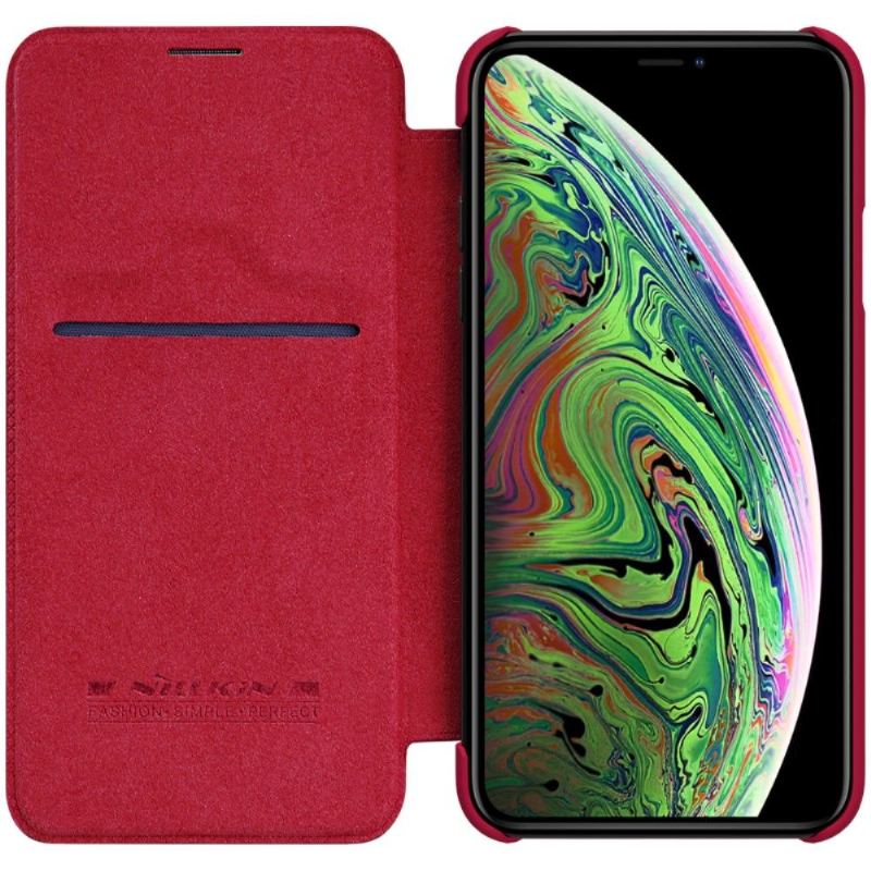 Fodral För iPhone 11 Pro Nillkin Qin Konstläder