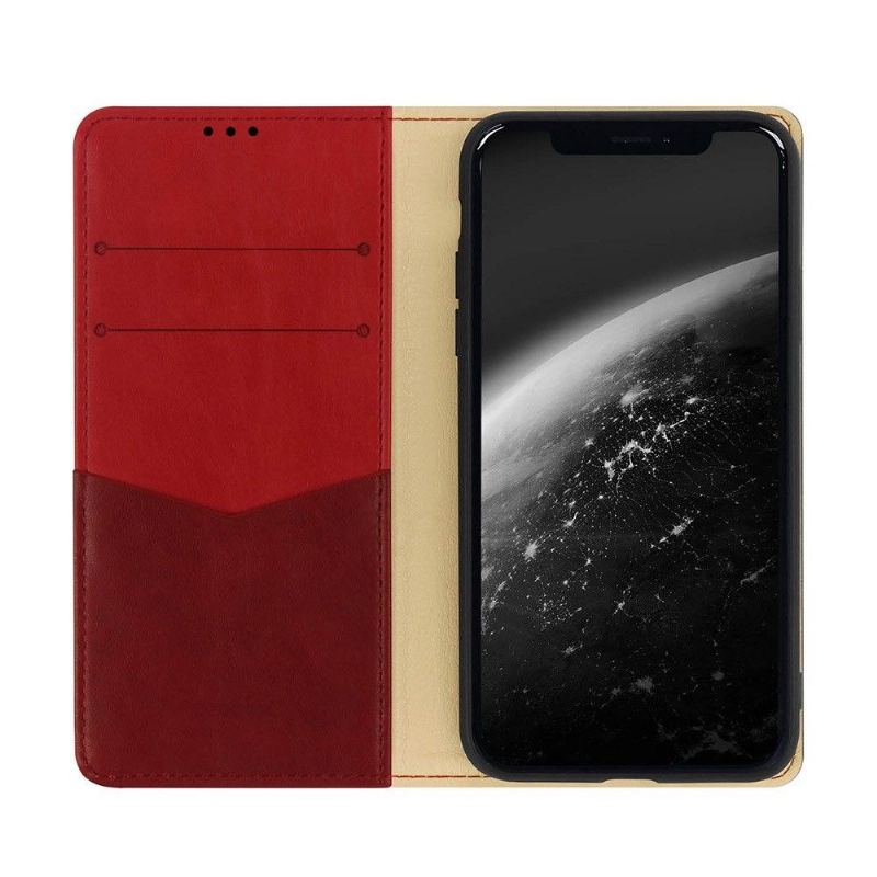 Folio-fodral För iPhone 11 Pro Fallskydd Zen-serien Konstläder