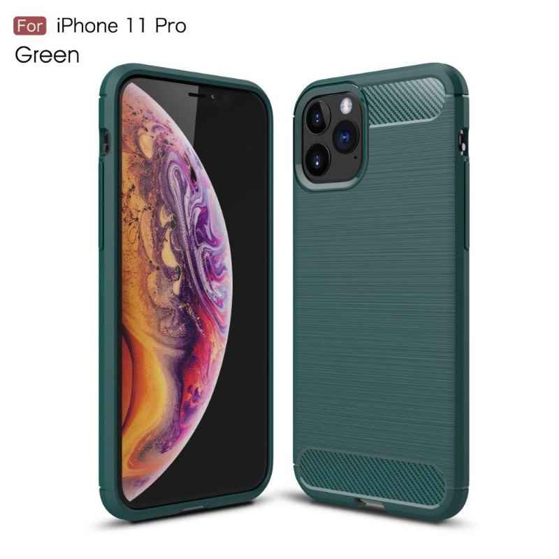 Skal För iPhone 11 Pro Gel Borstad