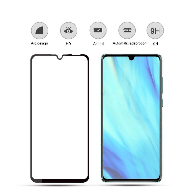 Huawei P30 - Skärmskydd Av Härdat Glas I Full Storlek - Svart