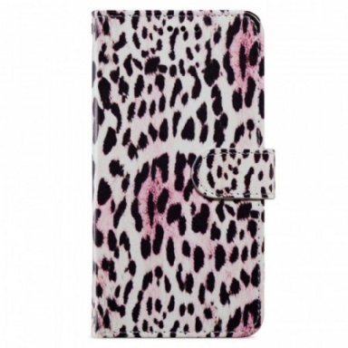 Folio-fodral Samsung Galaxy A13 Leopardmönster