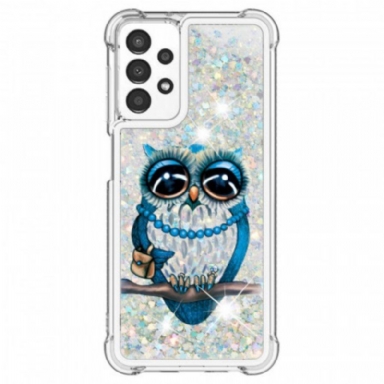 Skal Samsung Galaxy A13 Miss Owl Paljetter