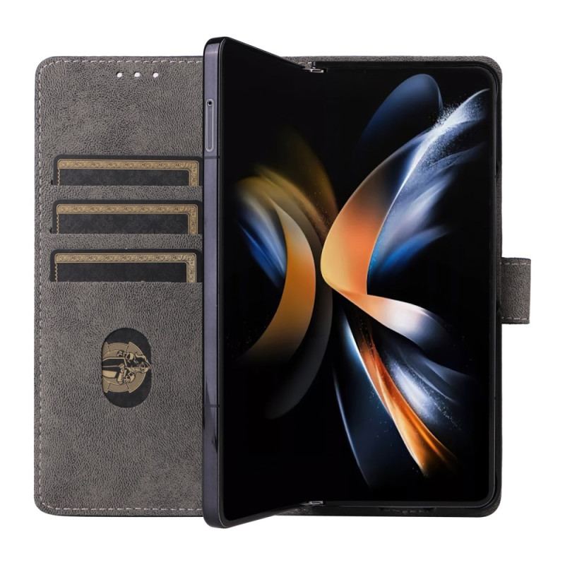 Fodral Samsung Galaxy Z Fold 5 Klassisk Rfid