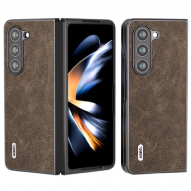 Skal För Samsung Galaxy Z Fold 5 Litchi Konstläder Abeel