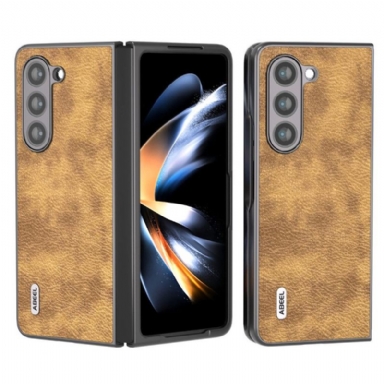 Skal Samsung Galaxy Z Fold 5 Litchi Konstläder Abeel