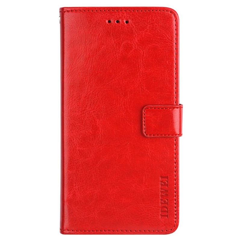 Fodral För Xiaomi Redmi Note 8 2021 Folio-fodral Idewei Folio Lädereffekt