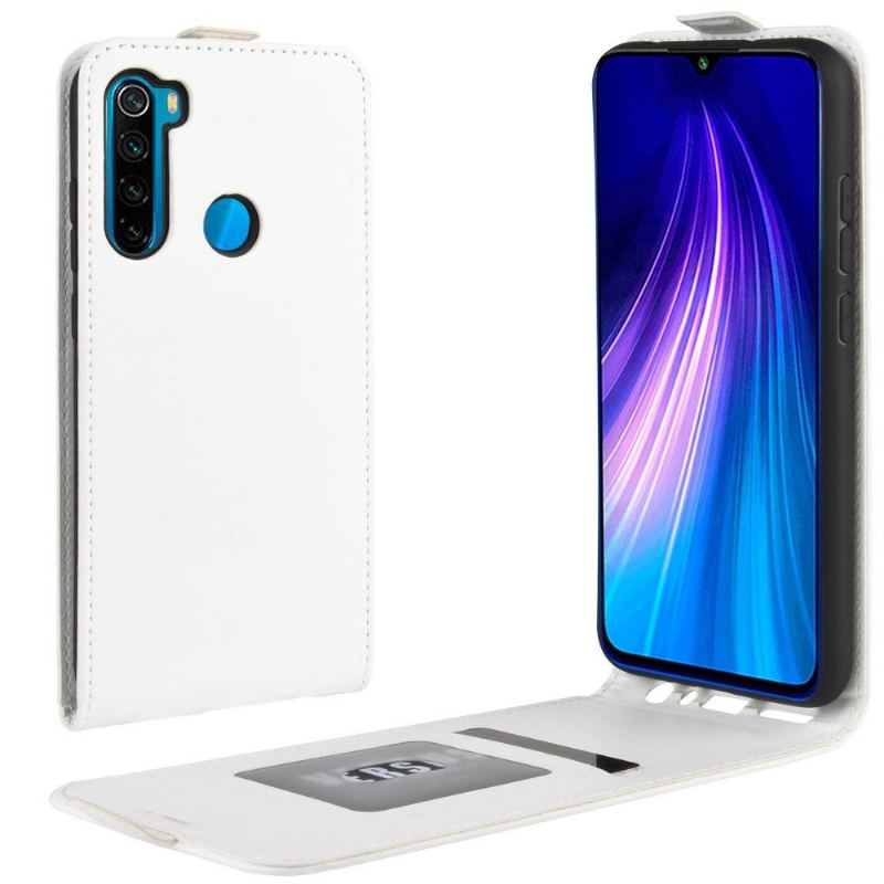 Fodral För Xiaomi Redmi Note 8 2021 Hemming Folio-fodral Vertikal Konstläder