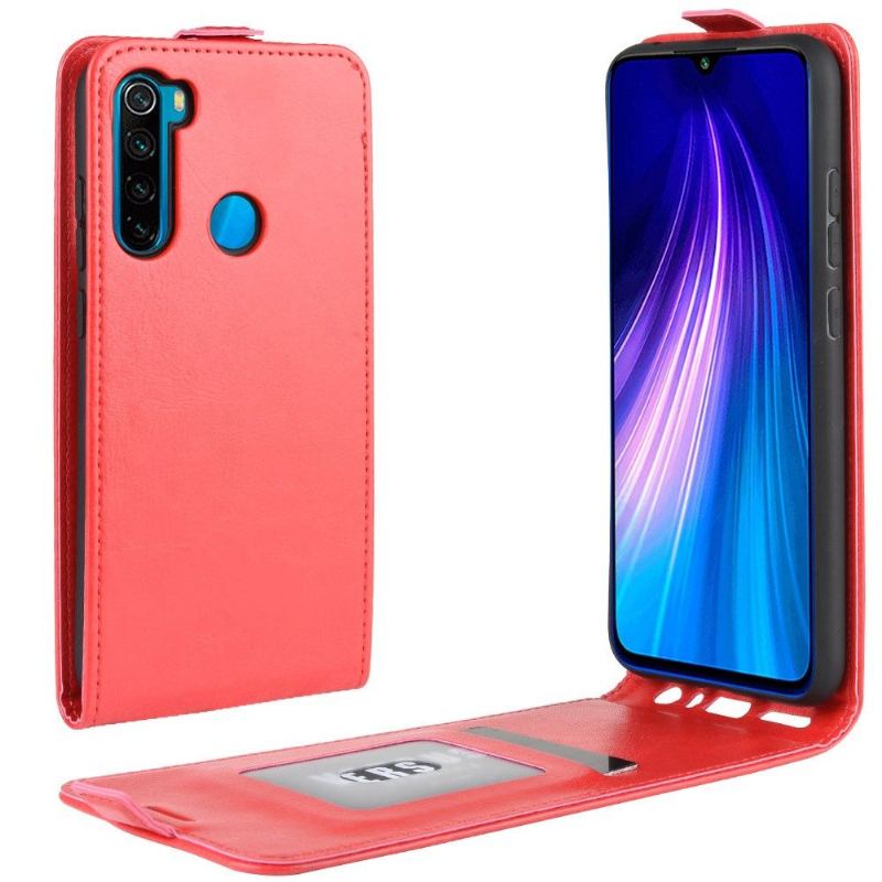 Fodral För Xiaomi Redmi Note 8 2021 Hemming Folio-fodral Vertikal Konstläder