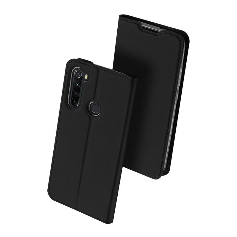 Folio-fodral För Xiaomi Redmi Note 8 2021 Fallskydd Satinbeläggning