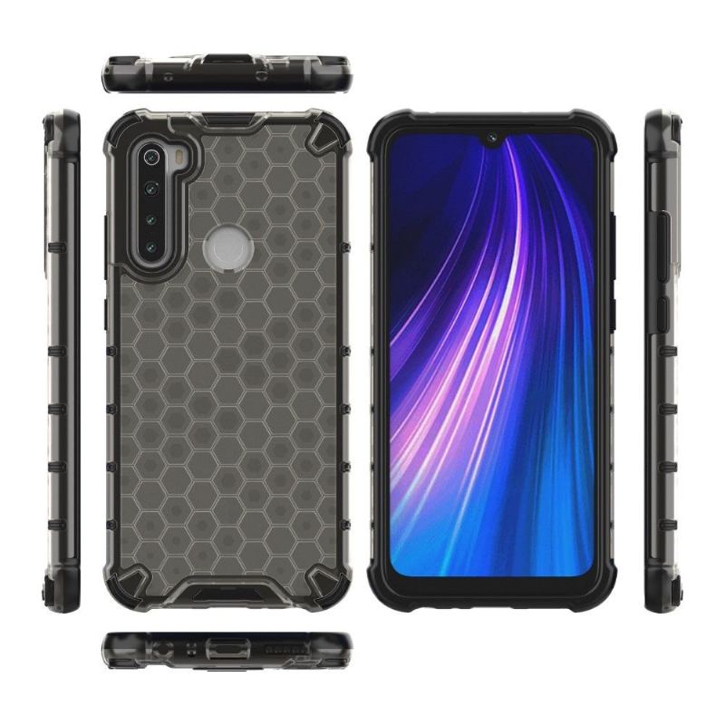 Skal För Xiaomi Redmi Note 8 2021 Fallskydd Honeycomb Design