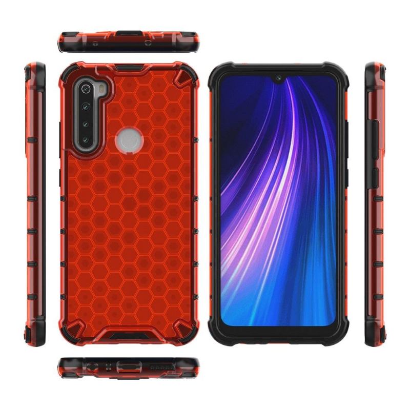 Skal För Xiaomi Redmi Note 8 2021 Fallskydd Honeycomb Design