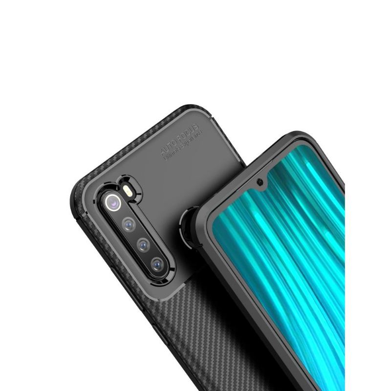 Skal För Xiaomi Redmi Note 8 2021 Hemming Kolfiberstil