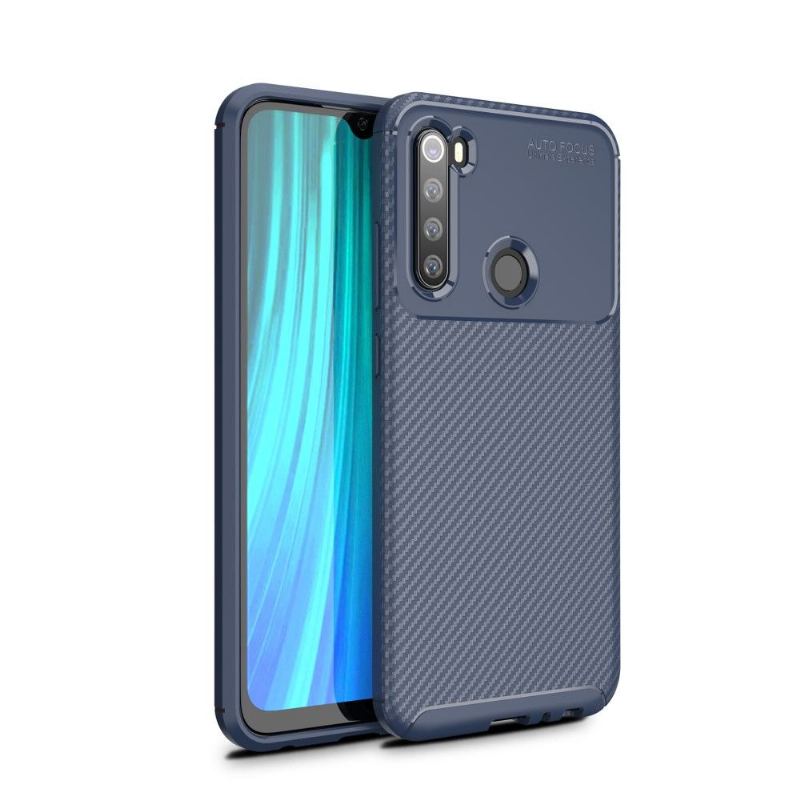 Skal För Xiaomi Redmi Note 8 2021 Hemming Kolfiberstil