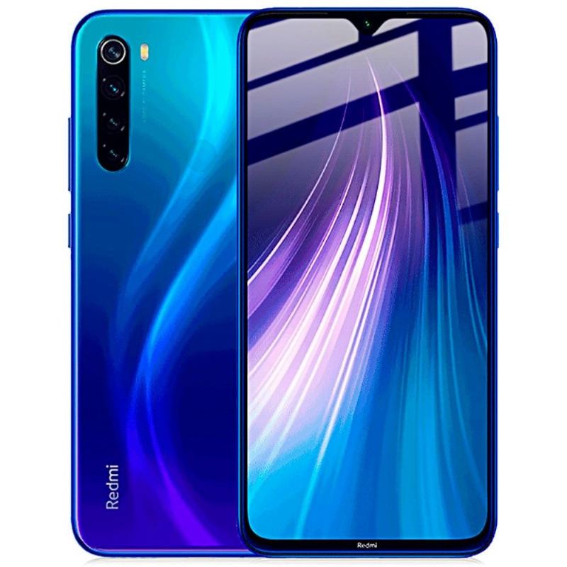 Xiaomi Redmi Note 8 2021/2019 Skärmskydd I Härdat Glas I Full Storlek