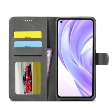 Fodral För Xiaomi Mi 11 Lite 5G NE / Mi 11 Lite / Mi 11 Lite 5G Folio-fodral Lädereffekt Lc.imeeke