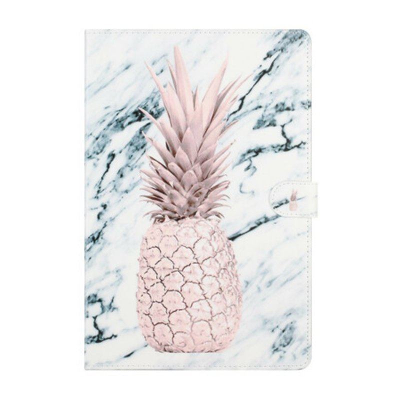 Läderfodral Samsung Galaxy Tab S8 Plus / Tab S7 Plus Ananas