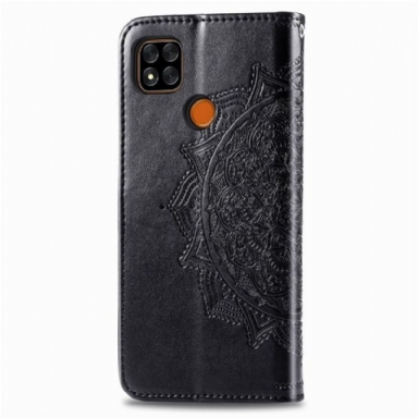 Fodral För Xiaomi Redmi 9C Präglad Mandala I Konstläder