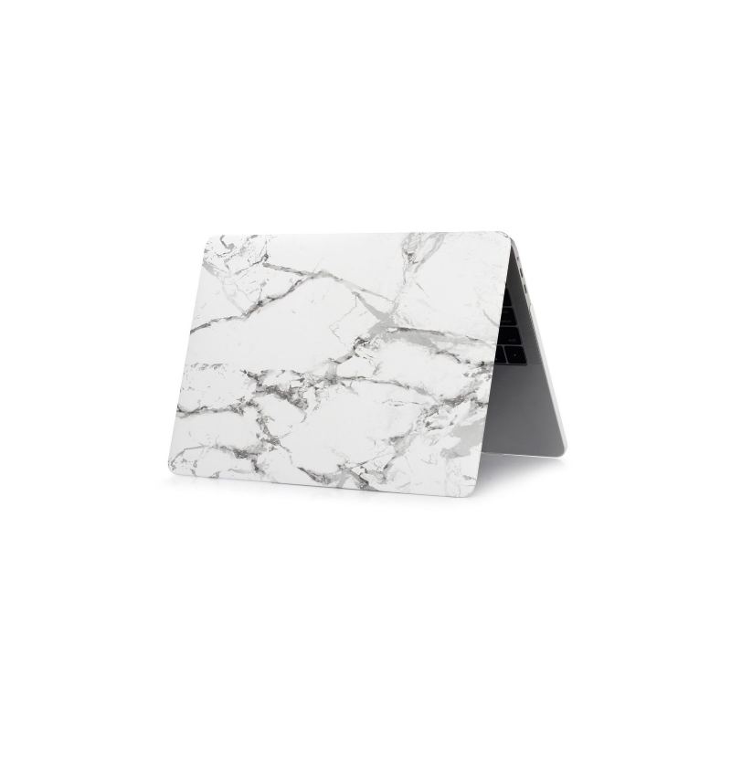 Macbook Air 13 Inch 2018 - Marble Print Shell - Grå