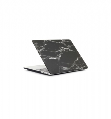 Macbook Air 13 Inch 2018 - Marble Print Shell - Svart / Vit