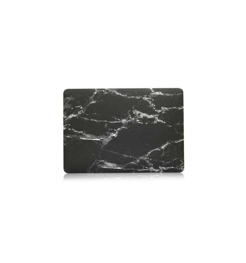 Macbook Air 13 Inch 2018 - Marble Print Shell - Svart / Vit