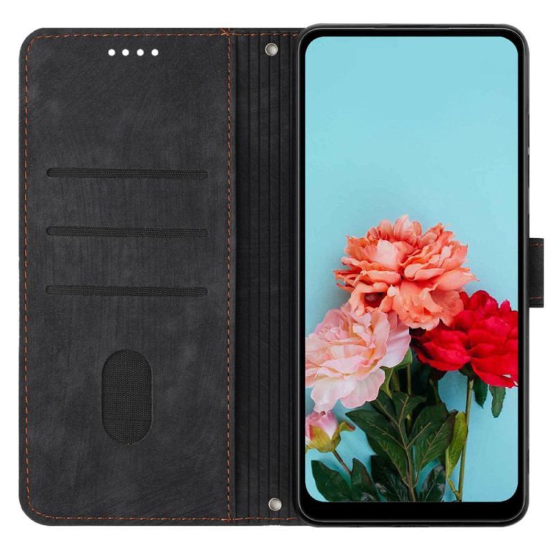 Fodral Realme 12 Pro / 12 Pro Plus Geometriska Bandlinjer