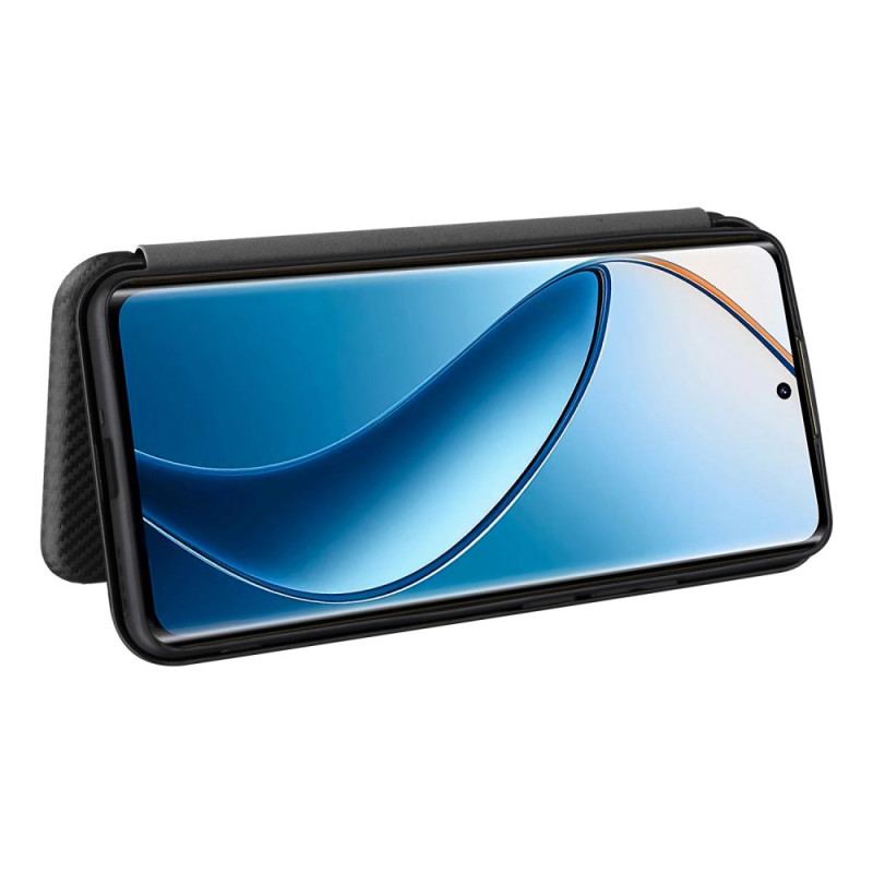 Folio-fodral Realme 12 Pro / 12 Pro Plus Kolfiber