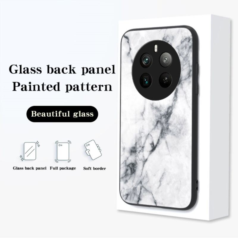 Skal Realme 12 Pro / 12 Pro Plus Marmor Härdat Glas