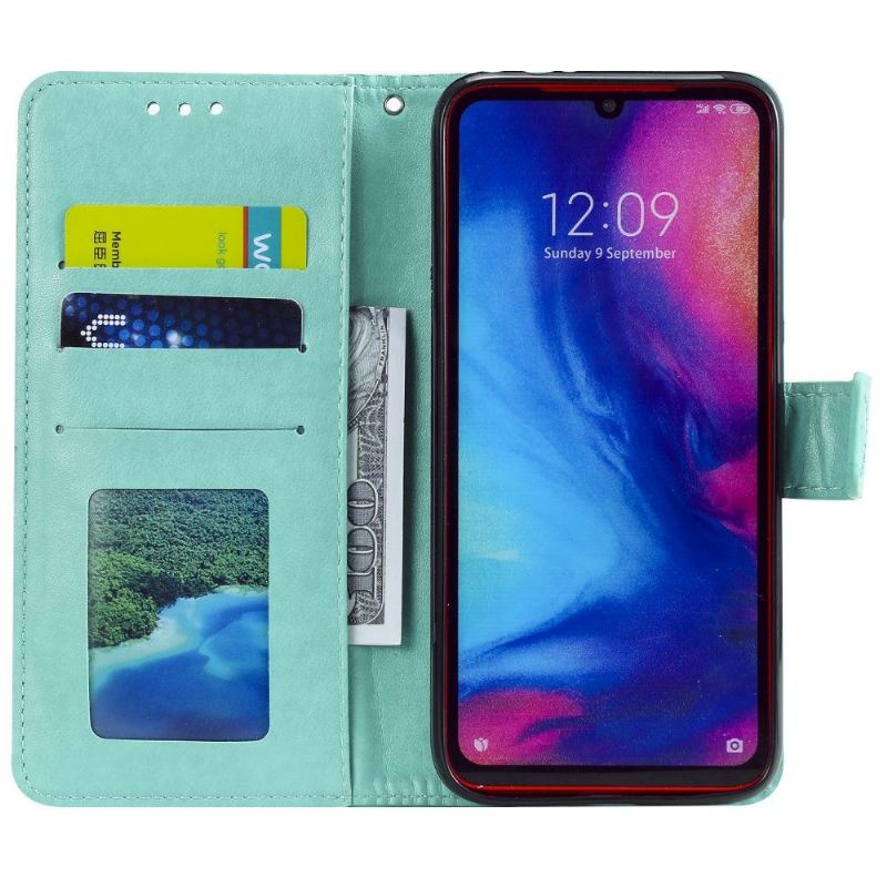 Fodral För Xiaomi Redmi Note 7 Bedrijf Med Sun Mandala Lanyard