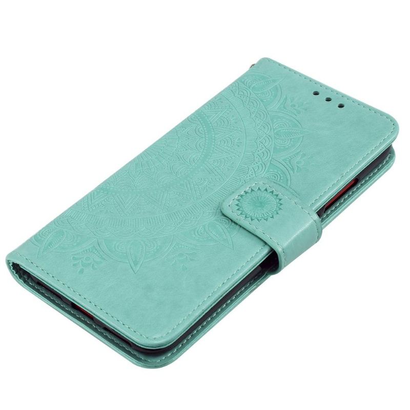 Fodral För Xiaomi Redmi Note 7 Bedrijf Med Sun Mandala Lanyard