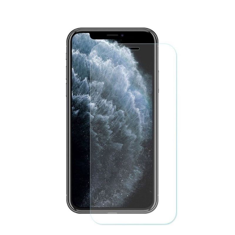 Skal För iPhone 11 Pro Max Canvaseffekt + Film Av Härdat Glas