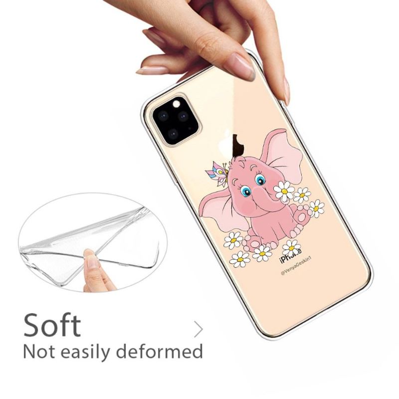 Skal För iPhone 11 Pro Max Elefantblommor