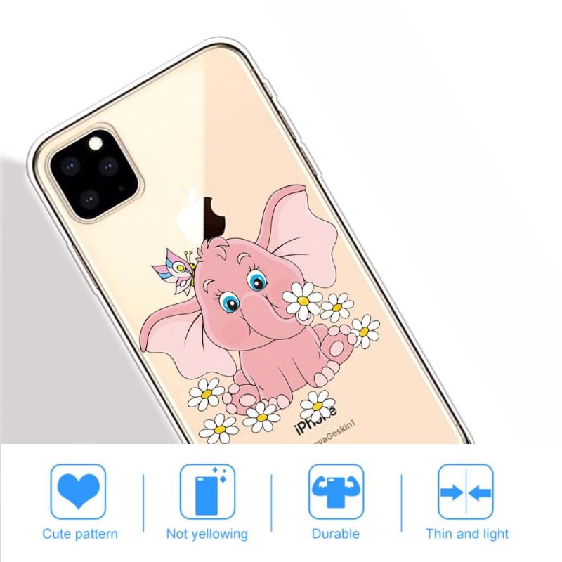 Skal För iPhone 11 Pro Max Elefantblommor