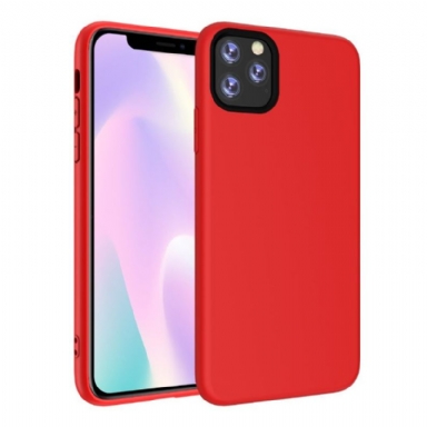 Skal För iPhone 11 Pro Max Enkel Flytande Silikon