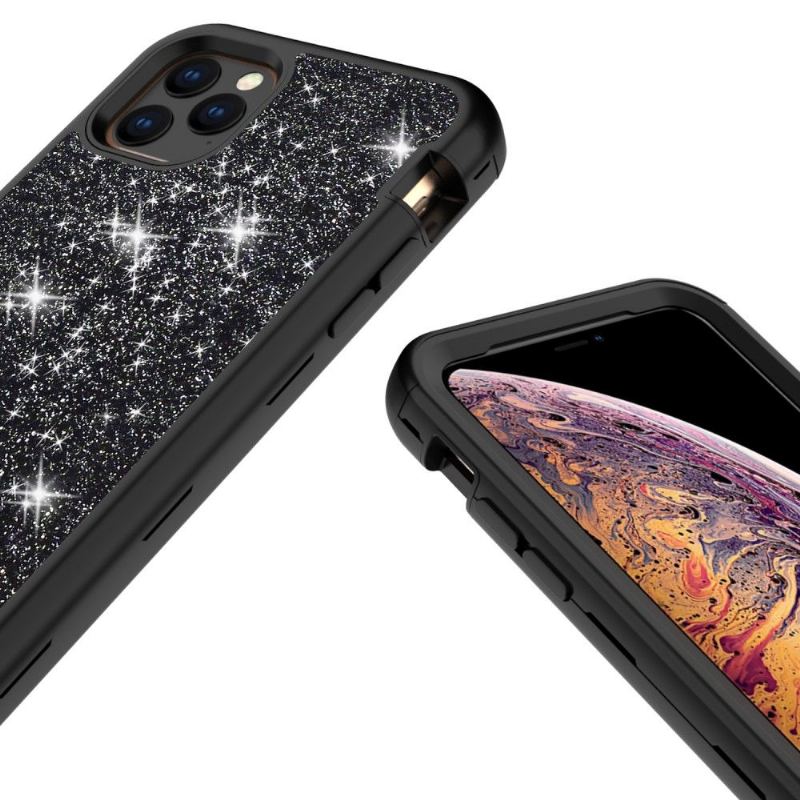 Skal För iPhone 11 Pro Max Glitter Stötsäker Hybrid