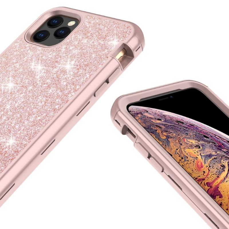 Skal För iPhone 11 Pro Max Glitter Stötsäker Hybrid