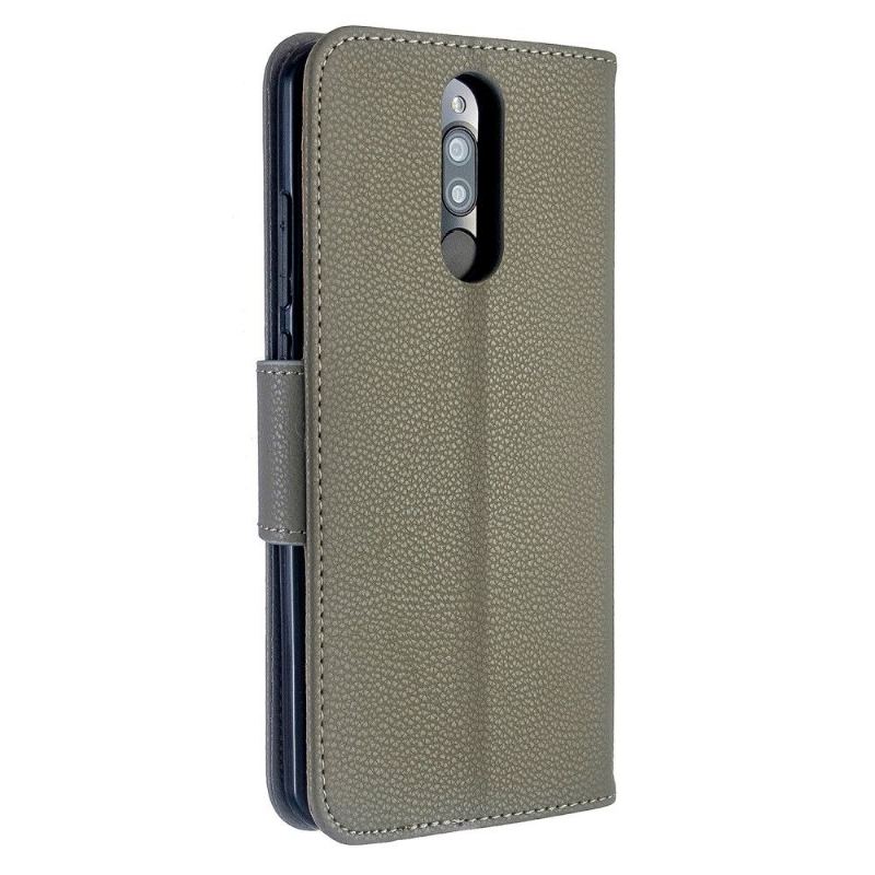 Fodral För Xiaomi Redmi Note 8 Folio-fodral Grained Leather Effect Folio