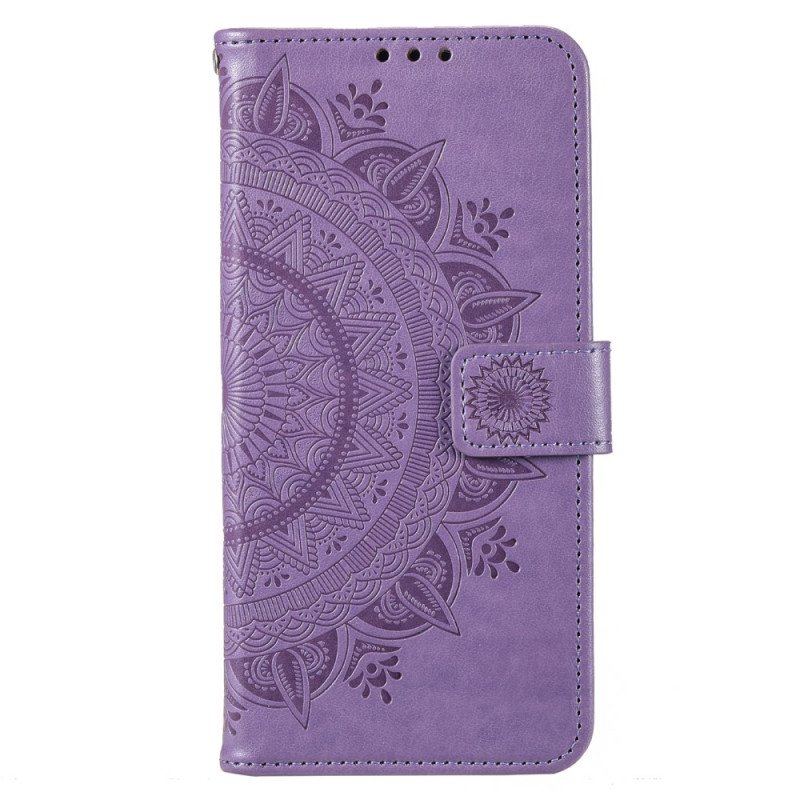 Folio-fodral Moto G73 5G Sol Mandala