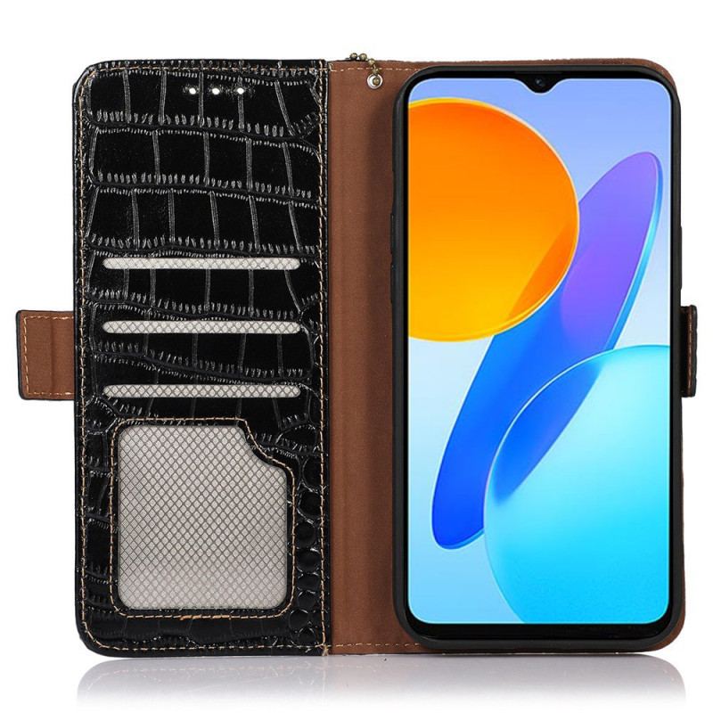 Skyddsfodral Huawei Nova 11 Pro Crocodile Texture Rfid Blockering