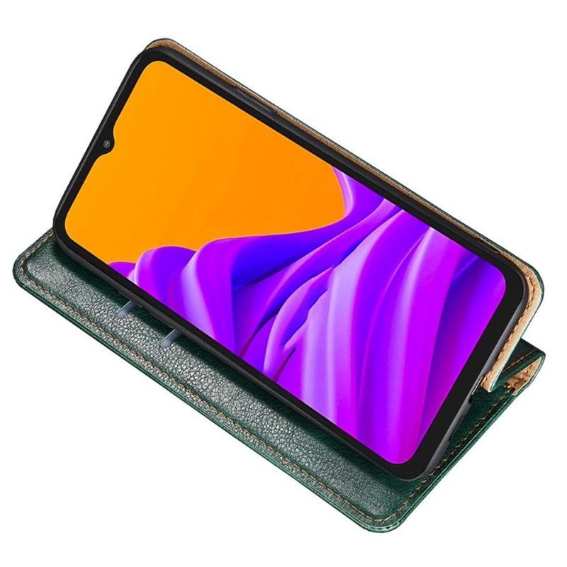 Läderfodral För Samsung Galaxy M13 Folio-fodral Rent Konstläder