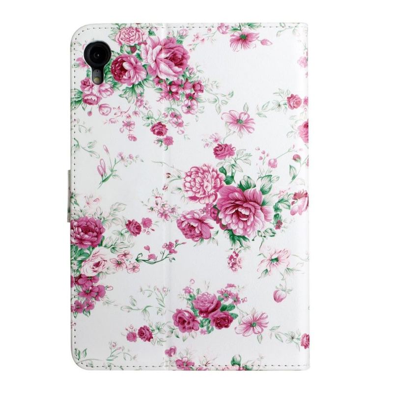 iPad Mini 6 Skal (2021) Rosa Blommor